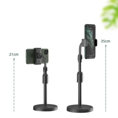 Adjustable Desktop Phone Stand – Lazy Holder for Mobile Live Streaming & Video Calls