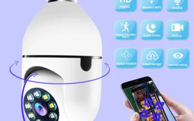 🛡️ Transform Any Light Socket into a Full Security System – The Genius of the 1080P Smart WiFi Bulb Camera