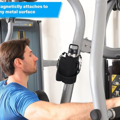 Portable Neoprene Sports Water Bottle Holder – Shockproof Insulated Crossbody Kettle Cover for Outdoor & Gym Use